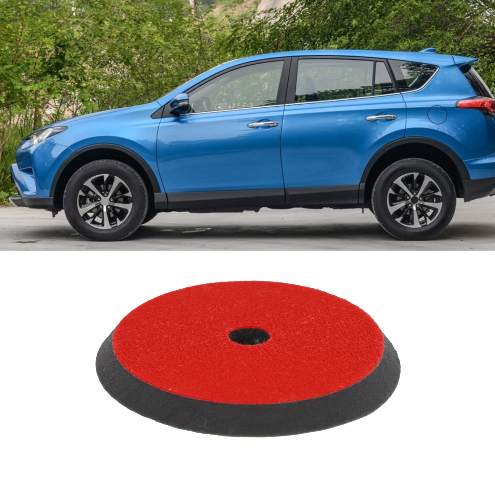 Car Cleaning Polishing Pad Beveled Edge Black Car Enamels Clay Powders Japanese Style Ointments And Waxes Silicones