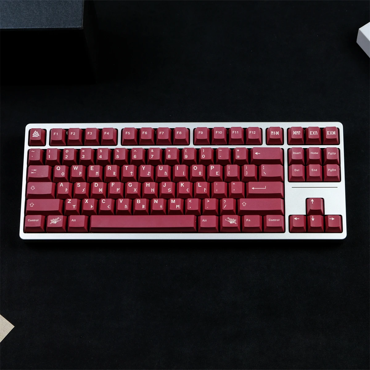 

129 Keys New blood Japanese Red Keycap PBT Dye Sublimation Cherry Profile Keycap For MX Switch Mechanical Keyboard Keycaps GK75