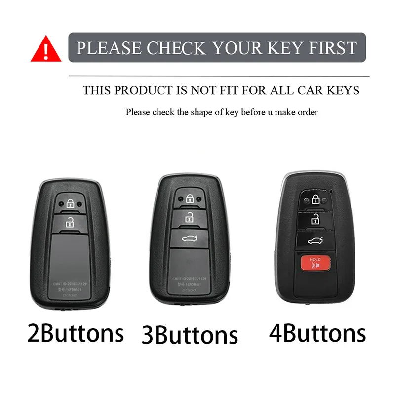 Premium Carbon ABS Car Key Case Protector - Enhanced Auto Accessory Cover