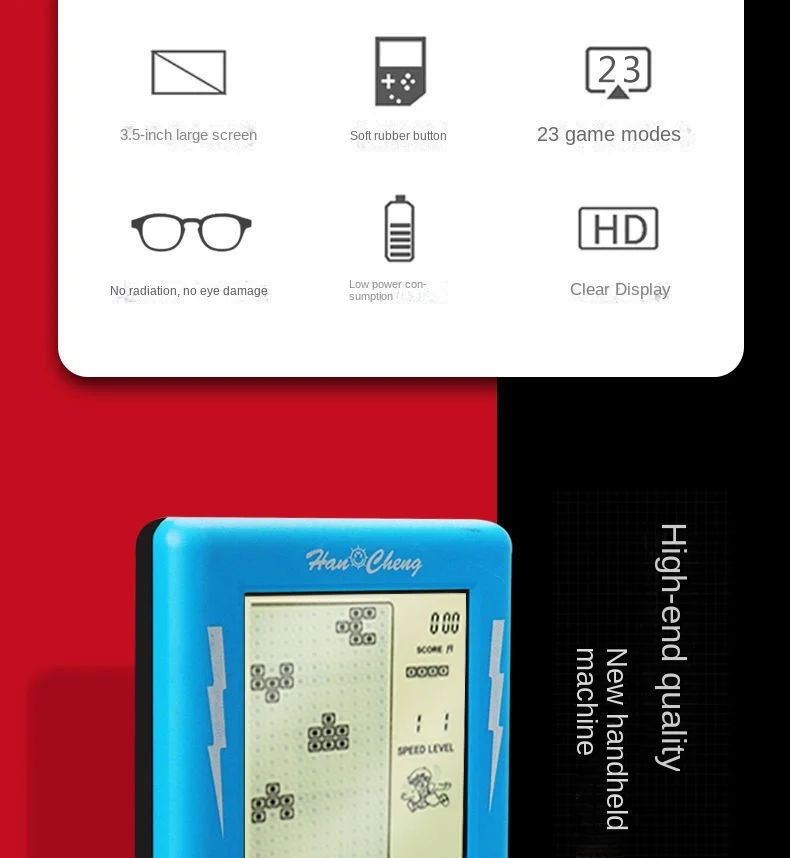 Handheld Russian Blocks Retro Gaming Console Nostalgic Gift Toy_voghion.com