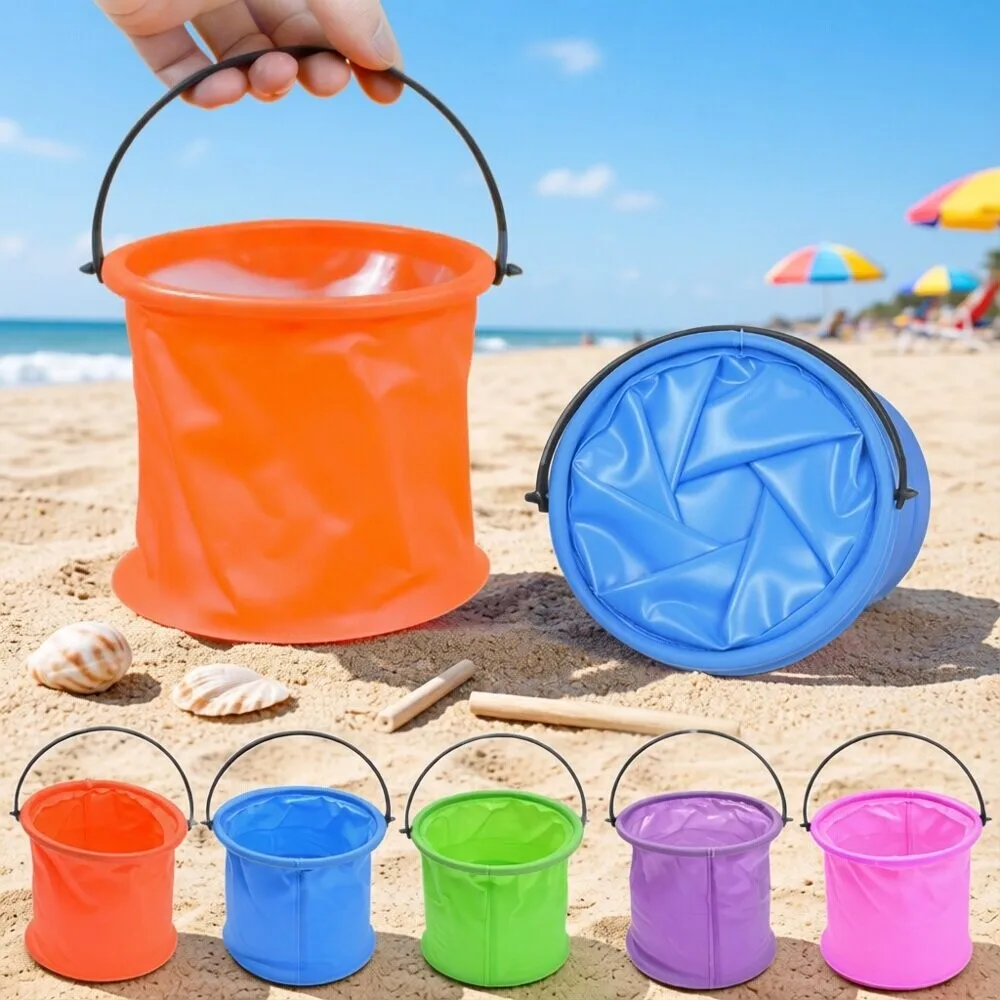 Portable Folding Bucket Multifunctional Fishing Live Fish Box Bait Bucket For Outdoor Car Washing Bathroom Kitchen Fishing