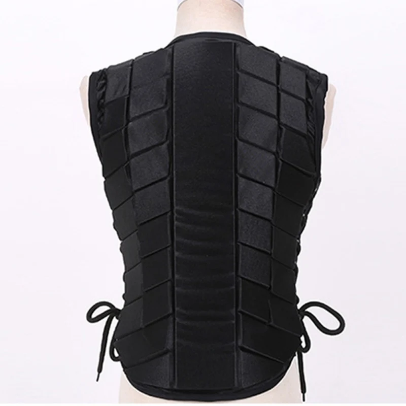 2023 New Horse Riding Vest Thickened Equestrian Protective Gear EVA Padded Waistcoat Safety Accessory Body Protective Sports