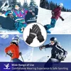1Pair Ski Gloves Waterproof &Windproof-Thickened Warm&Snowboard&Touch Screen&Cycling&Workout&Outdoor Winter Gloves for Men&Women 6