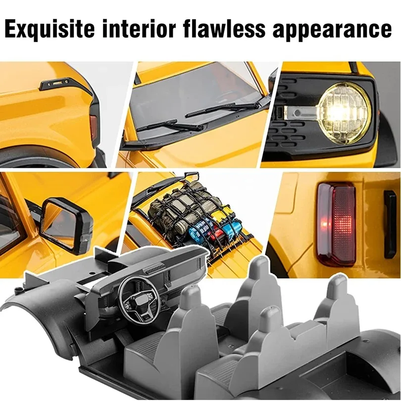 FMS RC Car 1:18 Bronx 4WD 2.4GHz Electric Remote Control Off-Road Model Vehicle RTR Kids Adult Toys Gift 1/18 3