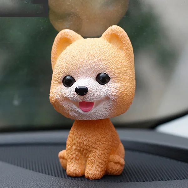 Cute Dog Car Decoration,teddy French Bulldog Pomeranian Husky