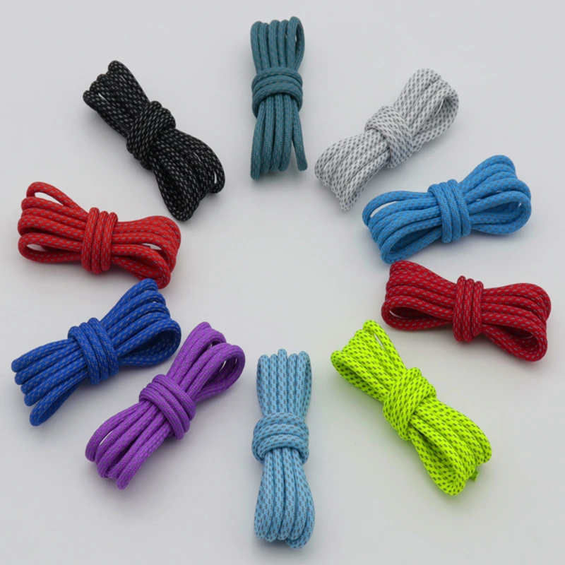 4.5MM Reflective Ropes New Trendy Shoelaces Top Shoe Accessories Reflect Light In Night Hoodie Cloth Glow Shoelaces