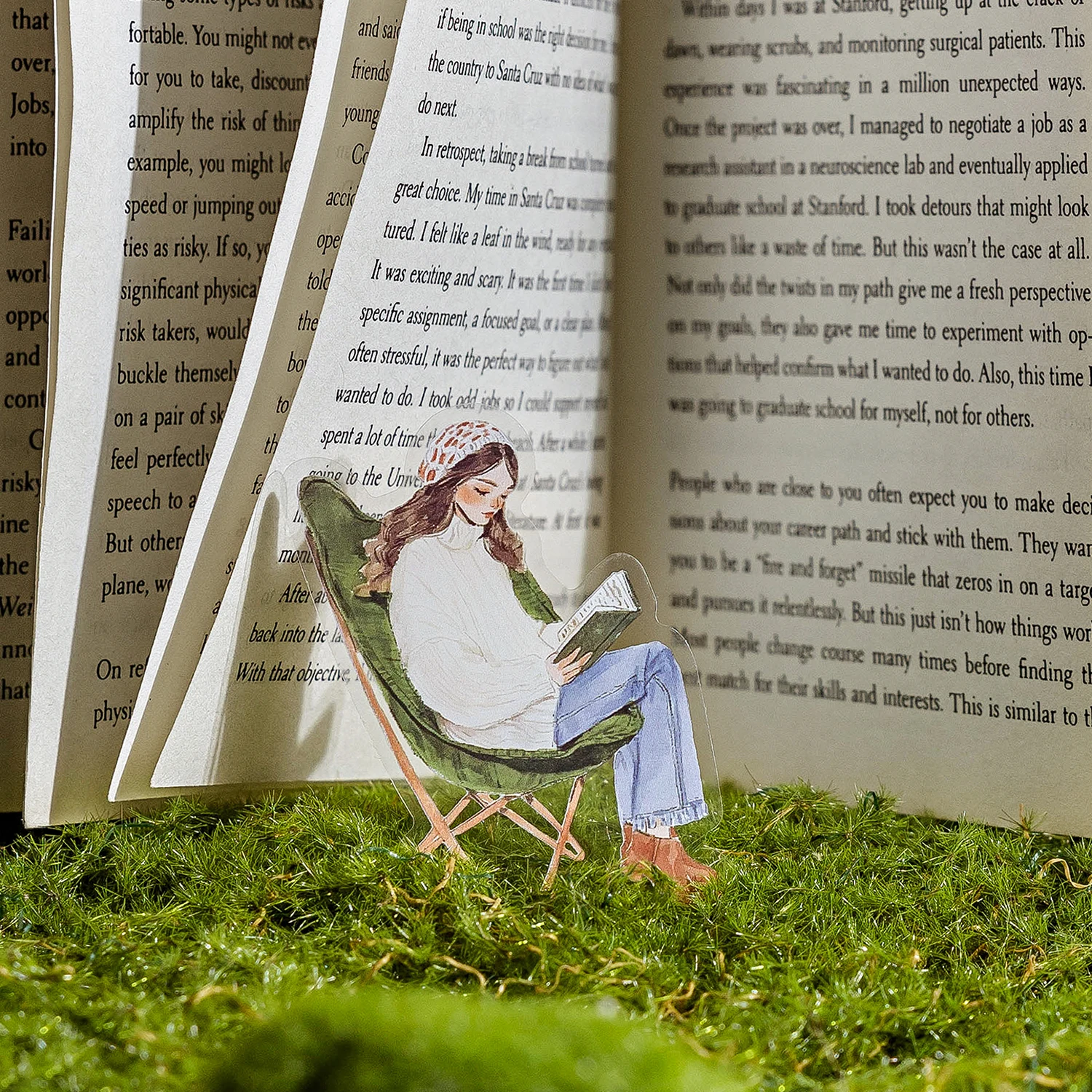 Decorative Stickers 30 pcs/pack Reading girl Stickers Aesthetic Stick Labels For Diary Album Scrapbooking