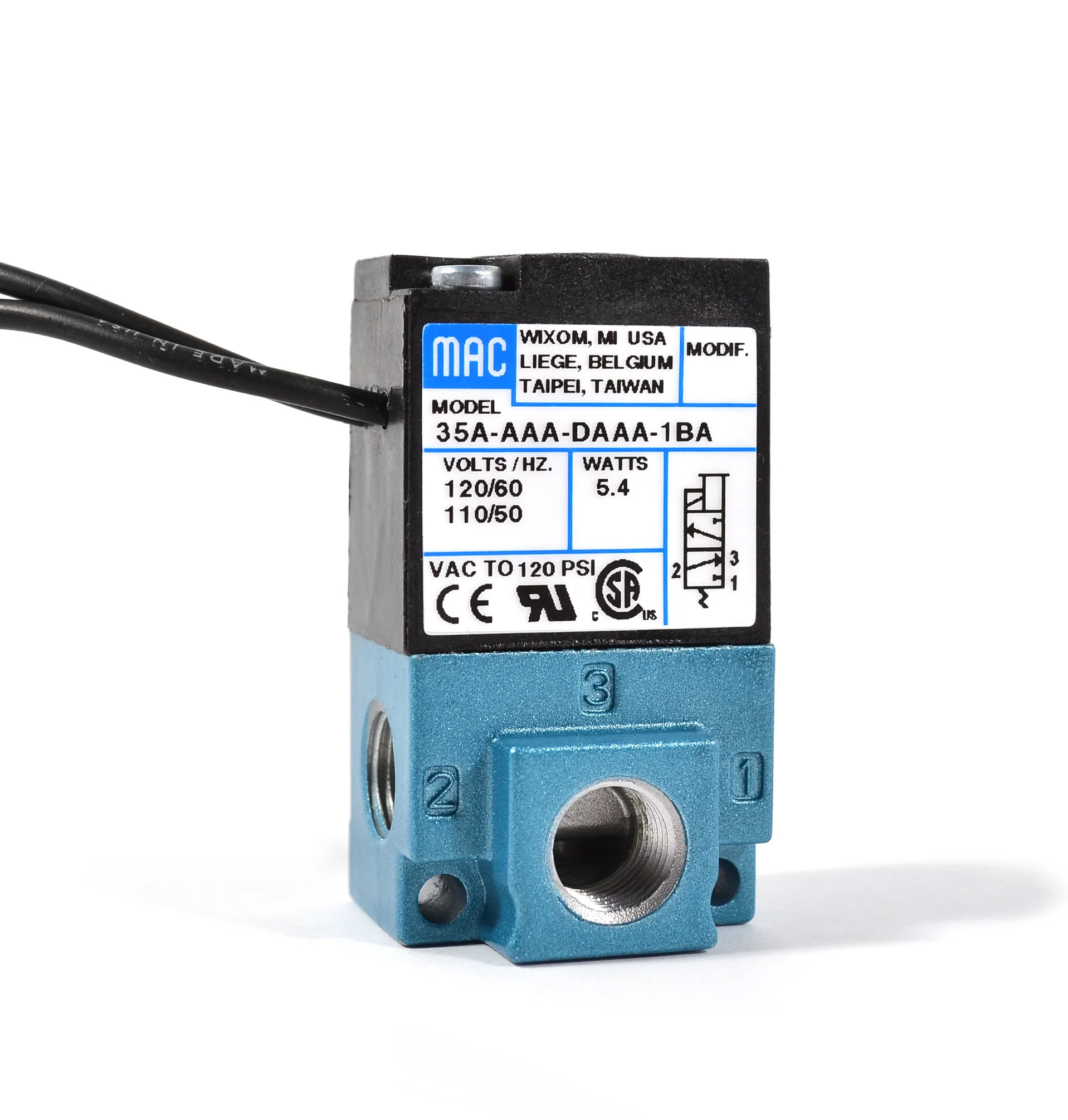 

Новый электромагнитный клапан MAC 35-AAB-DLJJ-3HA