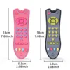 TV Remote Control Toy Music Mobile Baby Early Educational Toys Infant Electric Numbers English Learning Machine Gift For Newborn 4
