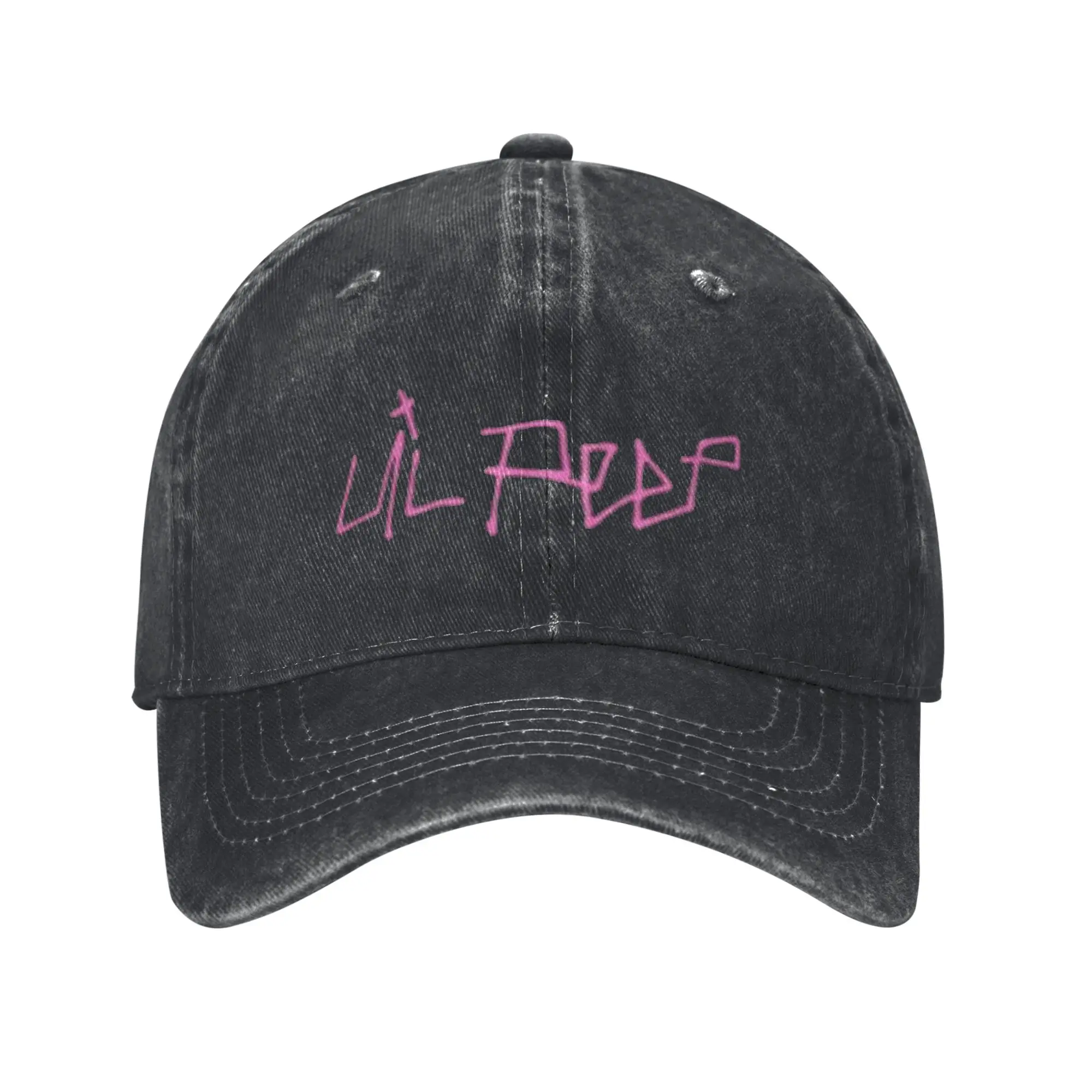 Logo Lil Peep Denim Cap, lässige Baseballkappen, verstellbare Mütze, Sommer-Unisex-Baseballmützen