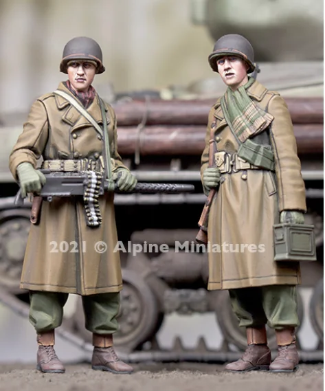 1/35 Resin Figure model kits Us mg winter suit Unassembled and unpainted 952 2