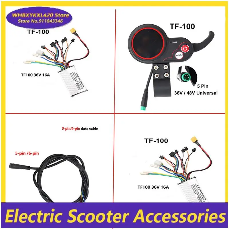 5Pin 6Pin48V 36 16A20A Controller und TF-100 Drosselklappenanzeige gelten für Kugoo Kukirin M4 /M4 Pro Elektroroller Teil
