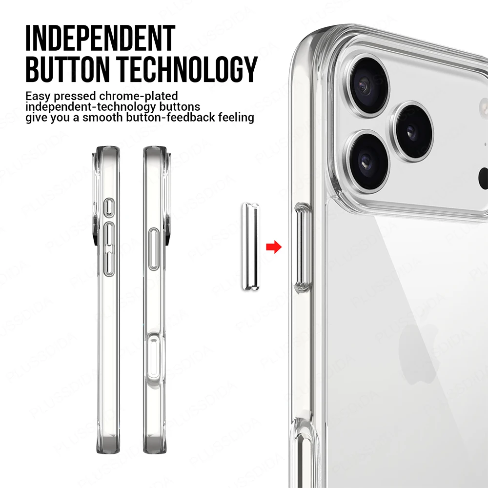 Original Beauty Transparent Acrylic Clear Phone Case Cover