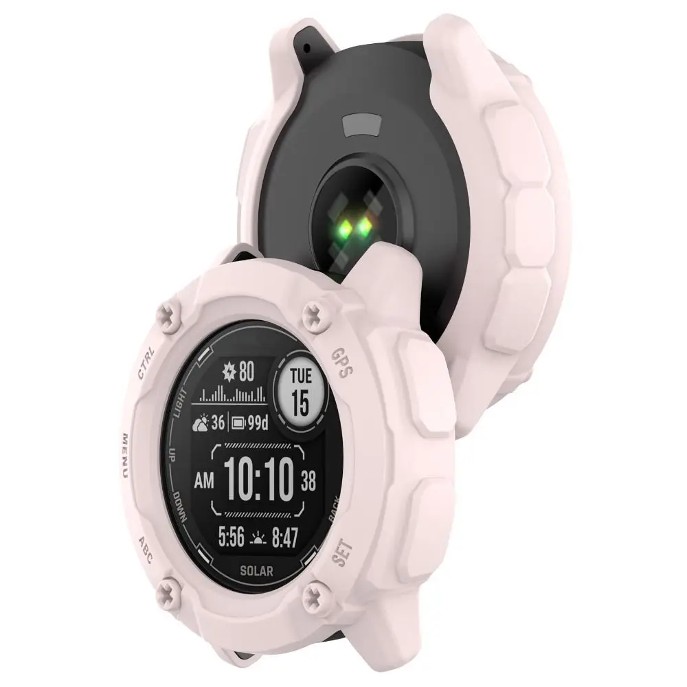 TPU Protective Case for Garmin Instinct 2X Smart Watch Soft Edge Screen Protector Case Bumper Cover Accessories