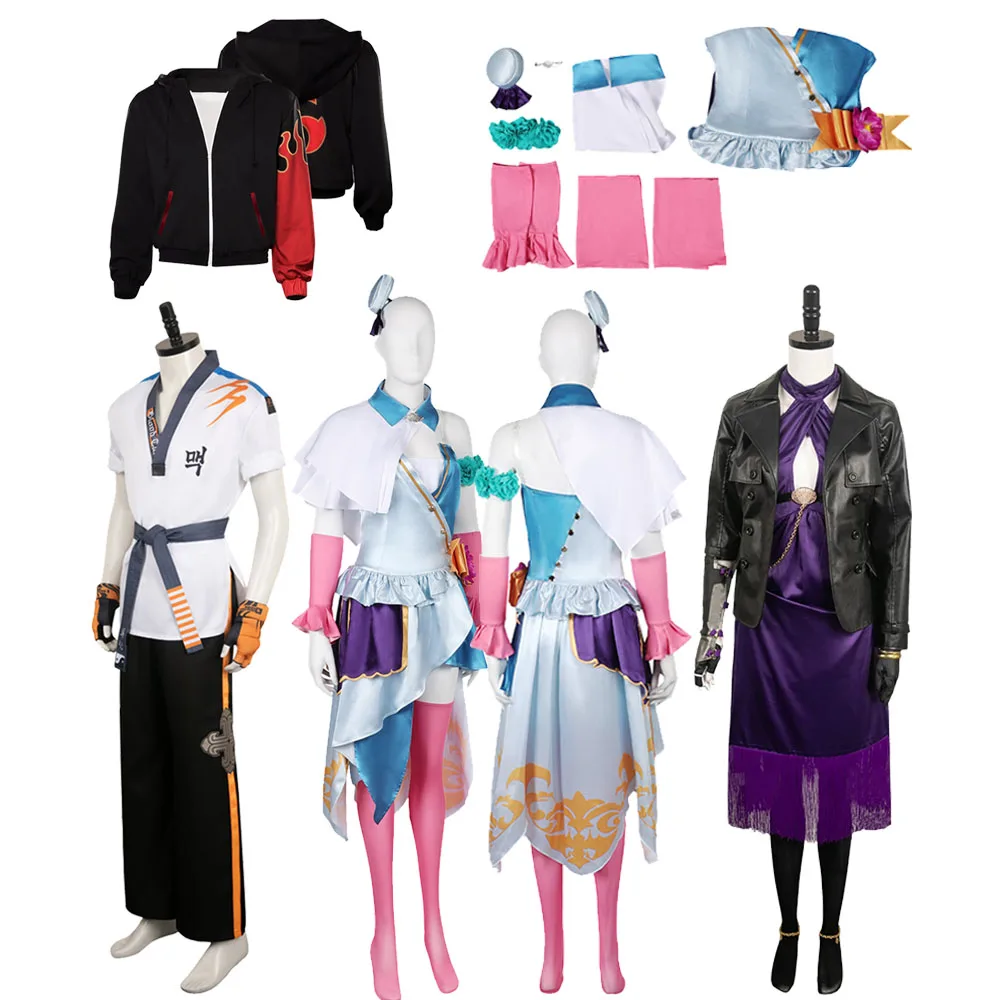 Kazama Jin Cosplay Giacca Donna Abiti Jin Nina Hwoarang Fantasia Gioco Tekken 8 Alisa Costume Dress Uomo Halloween Carnival Suit