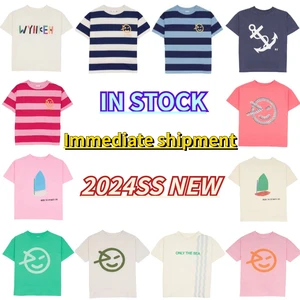 IN STOCK Wyn 2024SS Boys Short Sleeve T-shirt Supre Fashion Children Girls Tops Designer Clothes Toddler Tees