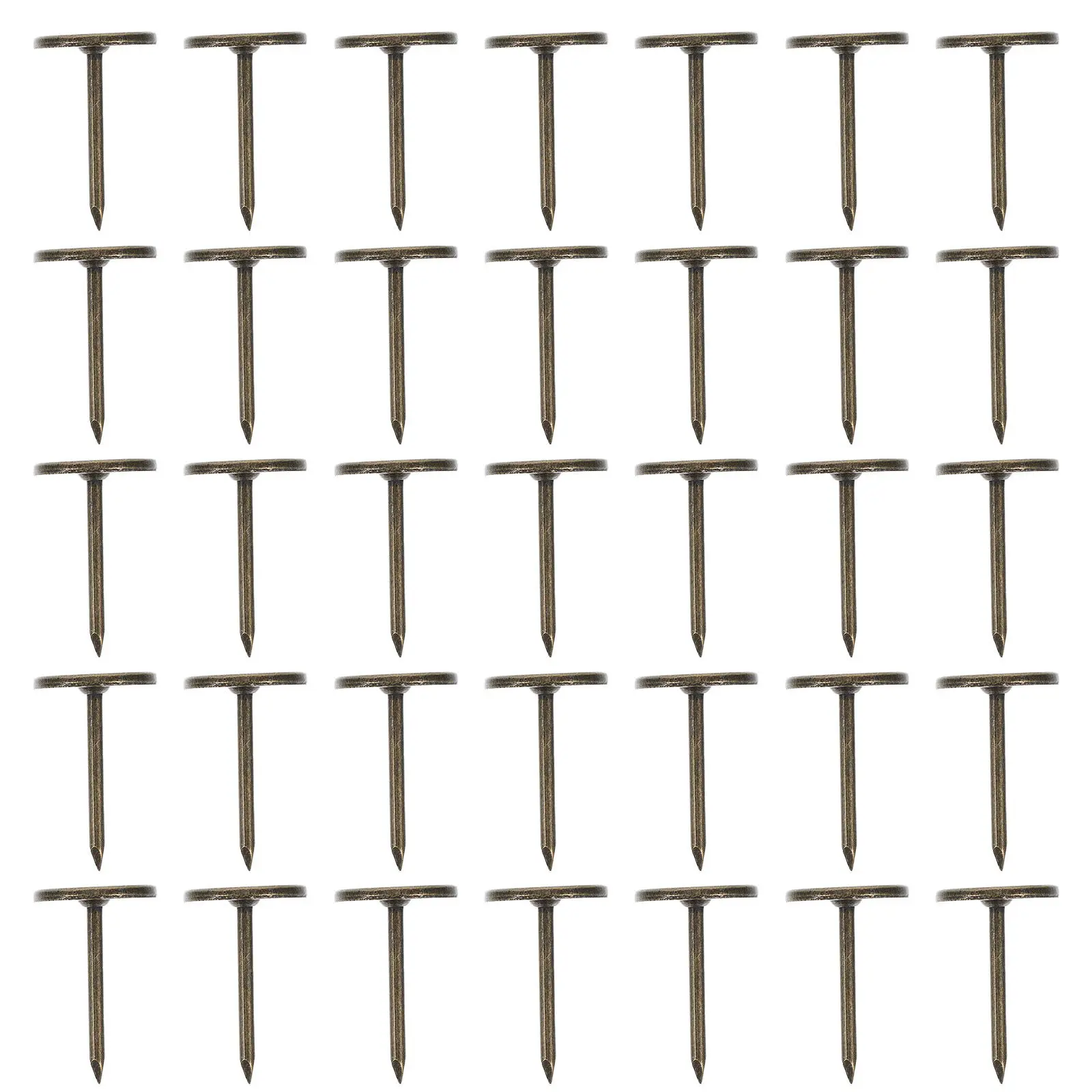 100개 플랫 헤드 써머핀 철제 장 푸시핀, 벽지 고정, 벽걸이 그림, 포스터, 코르크보드용