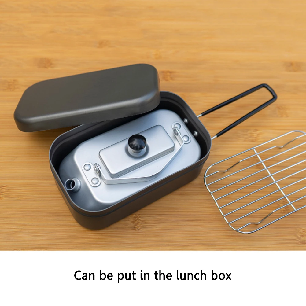 0.3L Camping Tea Kettle Aluminum Alloy Portable Fast Heating Teapot with Handle Outdoor Cookware for Hiking Fishing Picnic