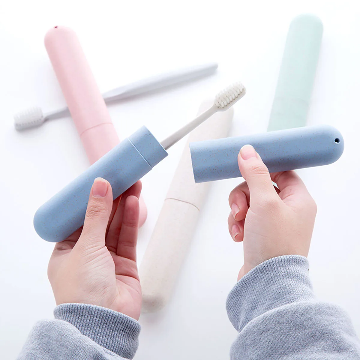 Portable Travel Toothbrush Protector Case