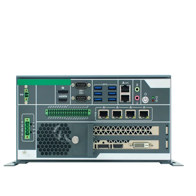 Промышленный компьютер Core 12th/13th Machine Vision Six Gigabit Ethernet Host ПК промышленного управления 2