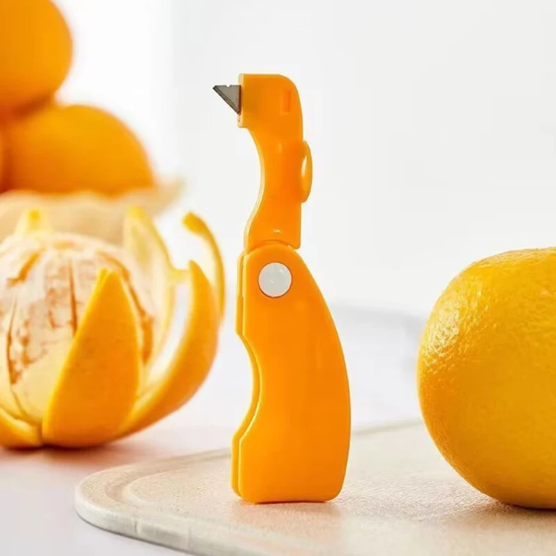 Orange Peeler Stripper Orange Device Peeling Knife Multifunctional Grapefruit Lemon Cutter Kitchen Fruit Vegetable Tools orange peeler