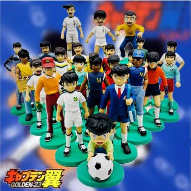 Animazione Captain Tsubasa 13Cm Action Figures Ozora Tsubasa Wakabayashi Genzo Kojirohyuga Model Toy
