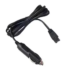 2m 12V DC Power Cable for Car Cooler and Mini Fridge Replacement (Black)