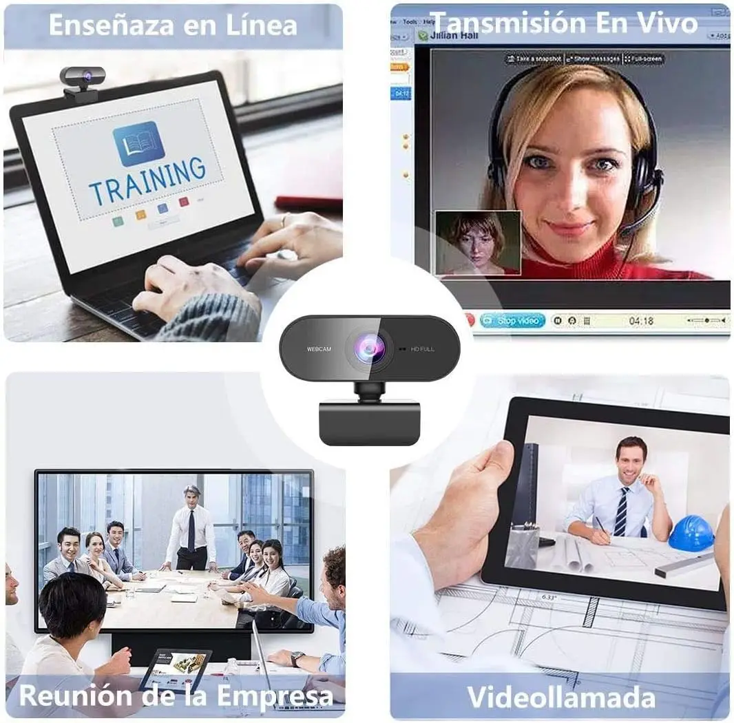 Webcam with Microphone HD 1080P Web Camera Autofocus USB Computer Camera for Streaming/ Video Call/Conference Smart Cam 13 Webcam with Microphone HD 1080P Web Camera Autofocus USB Computer Camera for Streaming/ Video Call/Conference Smart Cam 7