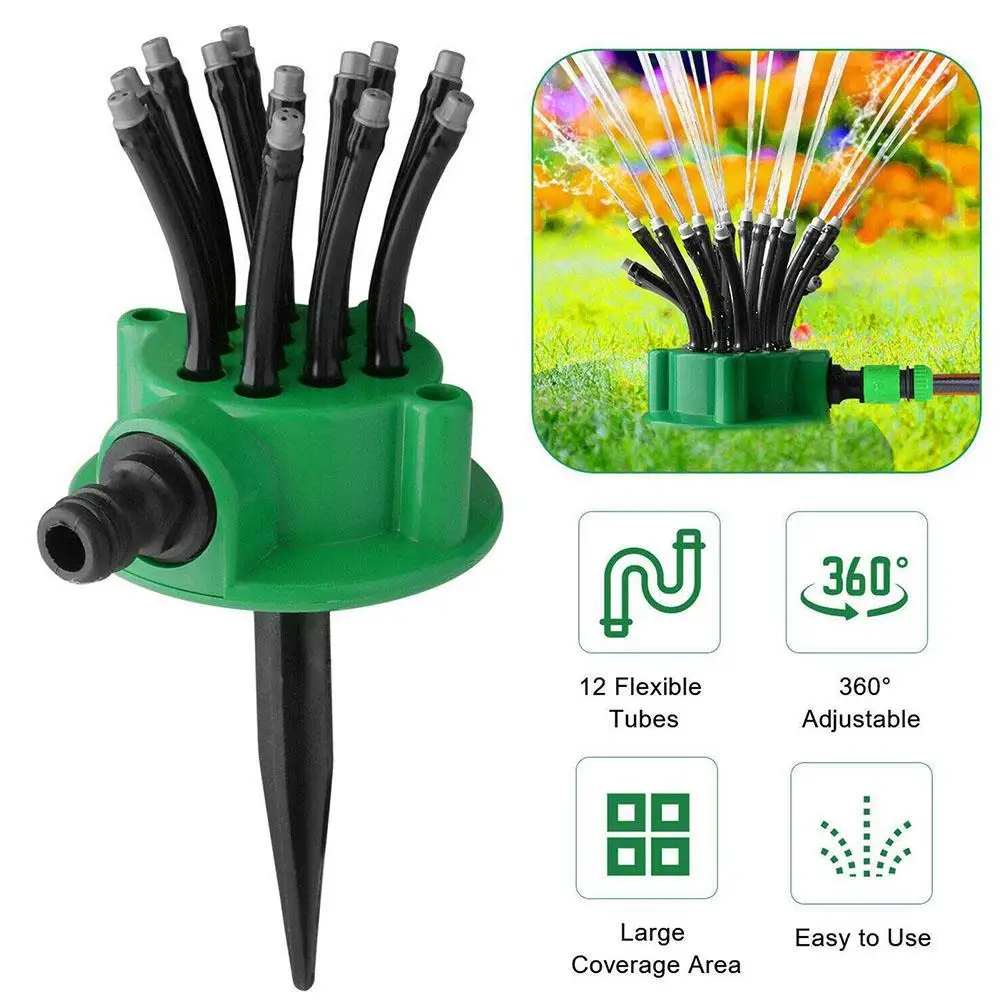 

High Quality Automatic Garden Watering Lawn Sprinklers 360° Rotating Degree Grass Plants Irrigation System For Home Outdoor Yard