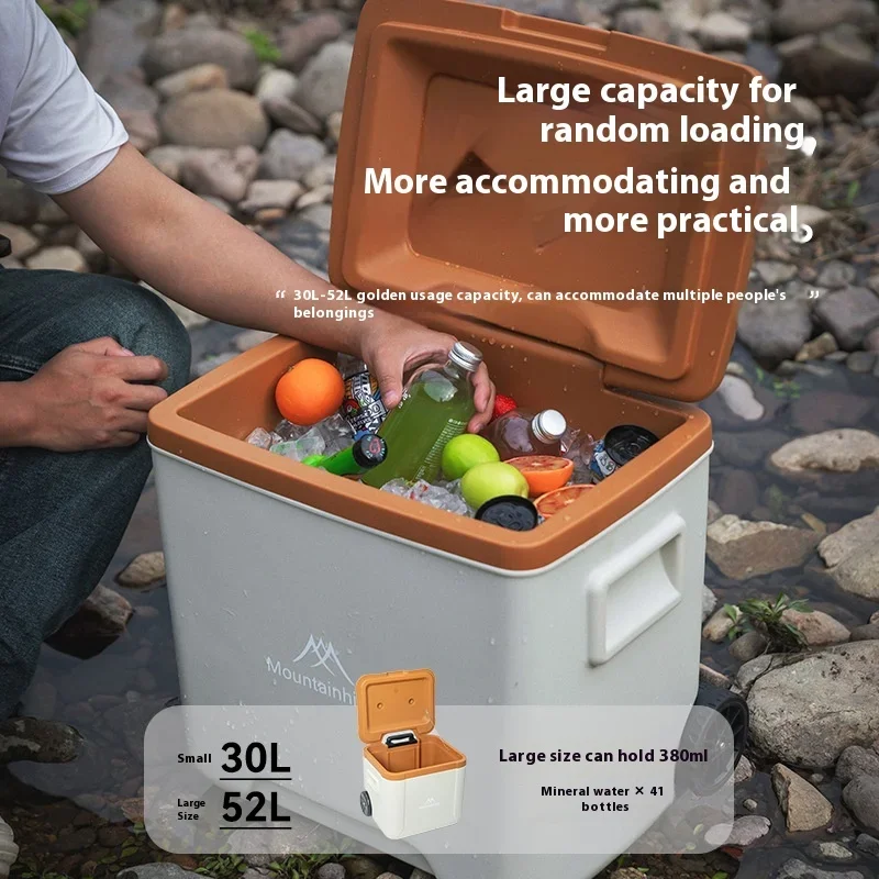  slider image of MOUNTAINHIKER Portable Outdoor Refrigerator