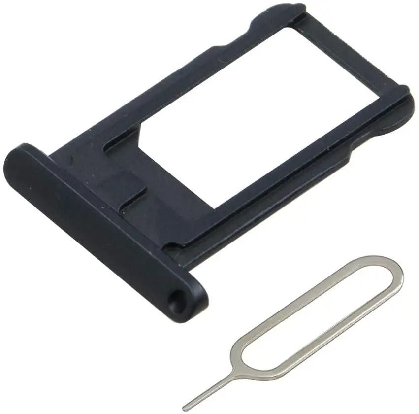 Sim Card Tray Micro SD Holder Slot iPhone 4 4s 5 with Open Eject Pin Key phone sim tray holder