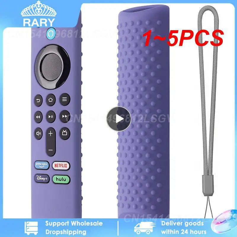 1 ~ 5Pcs Cover Protettiva In Silicone Per Amazon Fire Tv Stick 4K 3Rd Gen 3A Generazione Cover Cube Antiurto Telecomando Antiscivolo