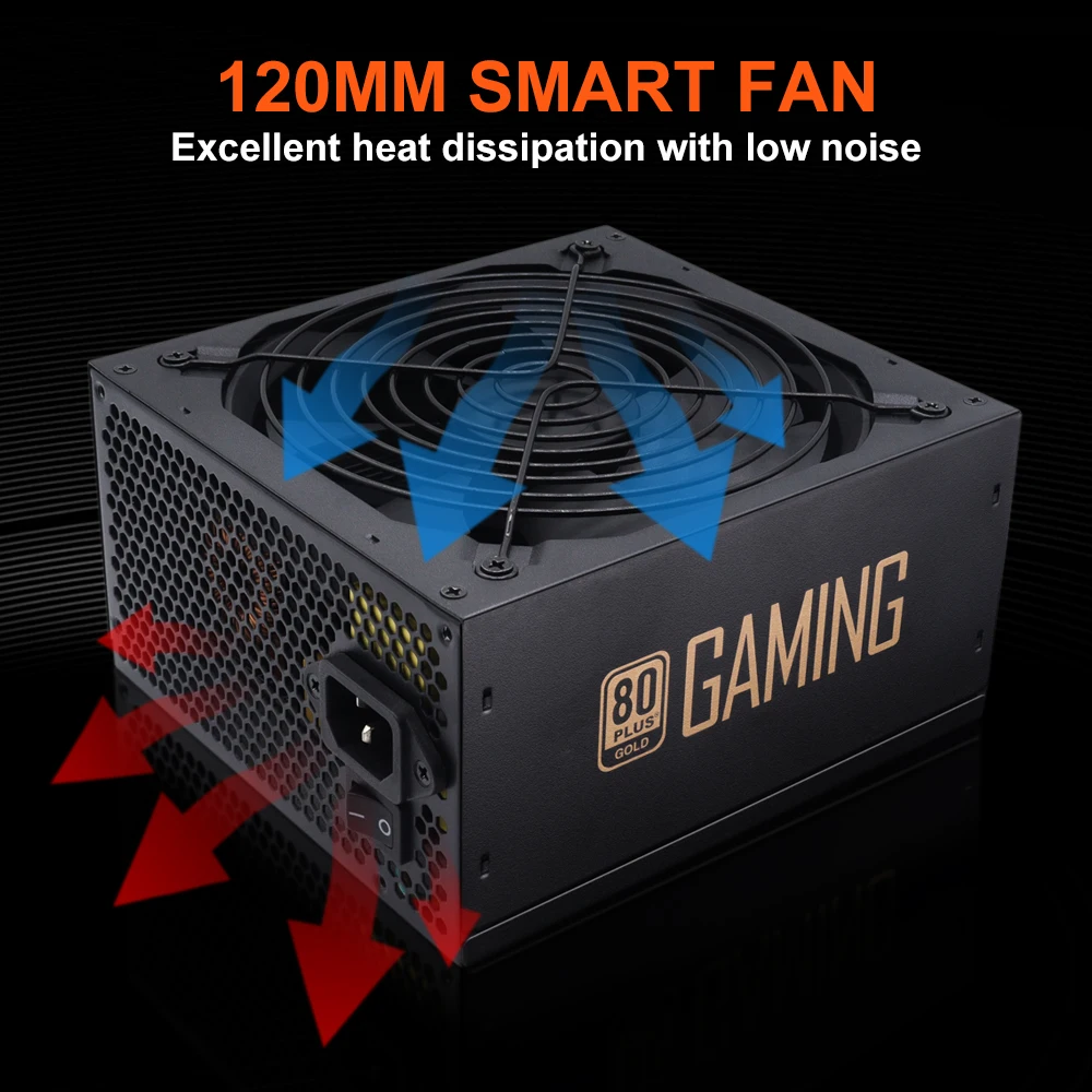 T.F.SKYWINDINTL 1000W 검정색 ATX 전원 공급 장치 80 Plus Gold 컴퓨터 데스크탑용 전체 전압 전체 모듈형