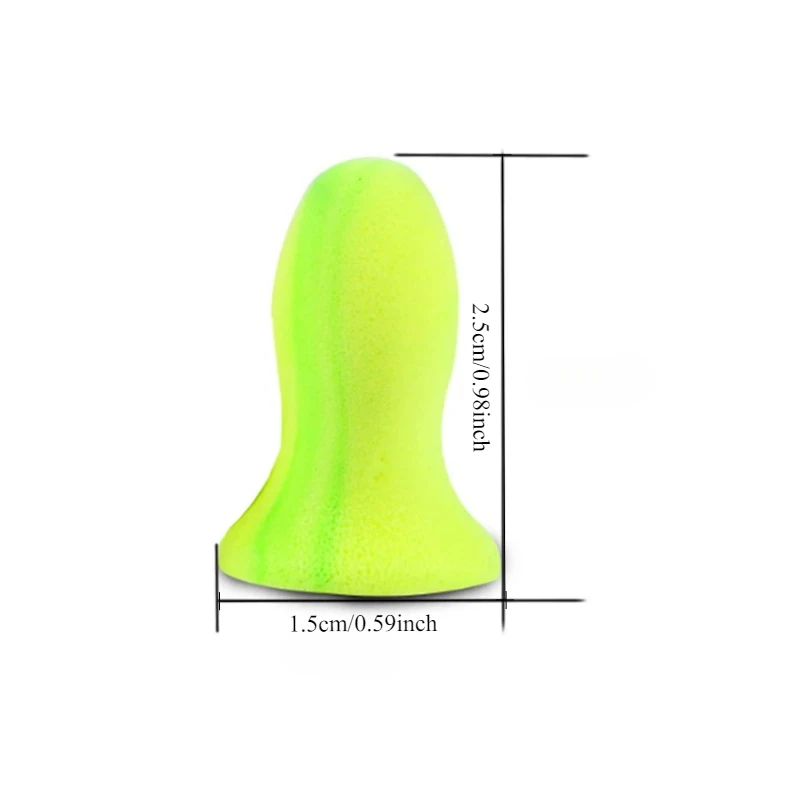 10Pcs Sleep Ear Plugs Noise Reduction Sound Insulation Earplugs Soundproof for Sleep Anti-Noise Sleeping Aid Ear Care Reusable