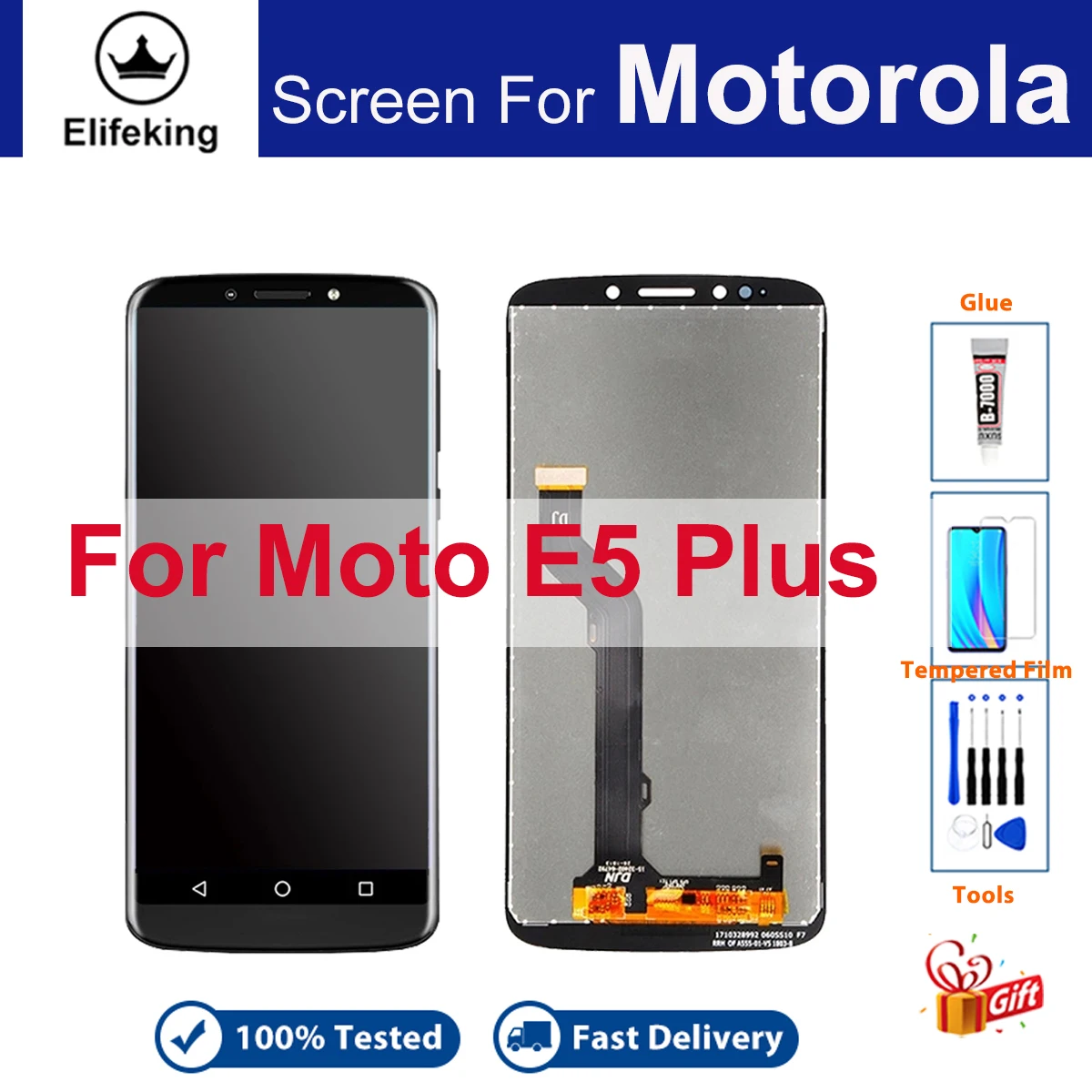 

Screen For Motorola Moto E5 Plus XT1924 LCD Display Touch Panel Digitizer Assembly Replacement For Moto E5 Plus LCD