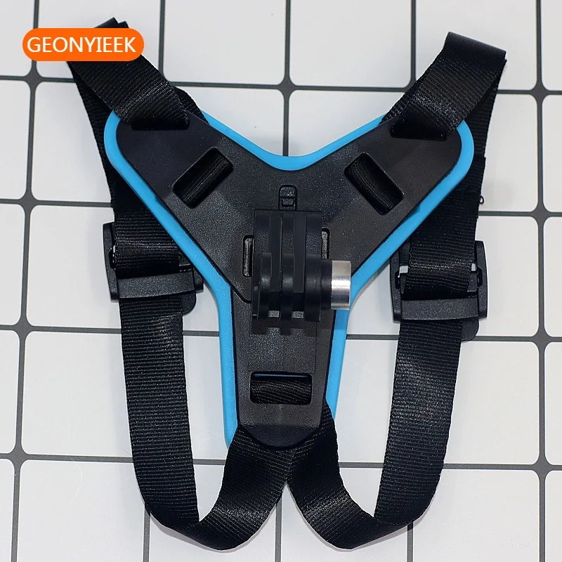 GoPro Hero 10 9 8 6 5 용 풀 페이스 헬멧 턱 마운트 홀더, 오토바이 헬멧 턱 스탠드 카메라 액세서리 Go Pro Hero DJ 용