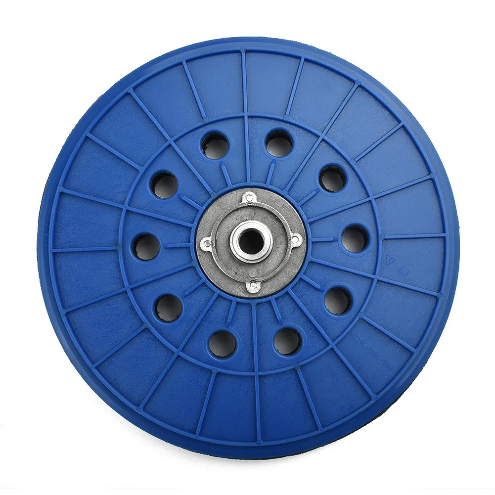 Trockenbauschleifer mit Klettverschluss, 10 Löcher, 9 Zoll, 210 mm, Backup-Pad mit 14 mm Gewinde, Wandpolier-Trägerplatte, Gewindeschleifpad