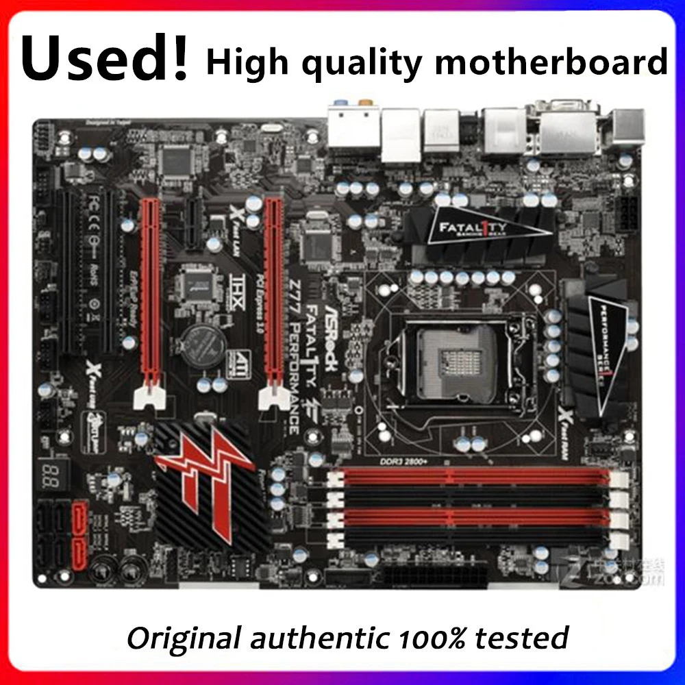 Per Asrock Fatal1Ty Z77 Scheda Madre Per Computer Professionale Lga 1155 Ddr3 Per Scheda Madre Usata Desktop Originale Intel Z77 Z77M