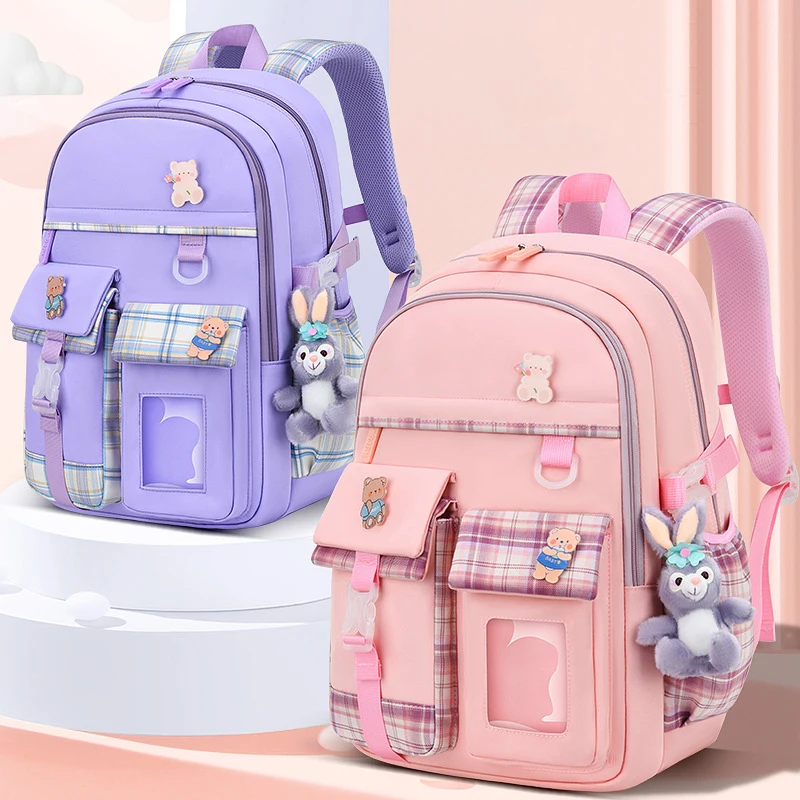 Cute Girls School Bags Children Primary School Students Backpack Kids Book Bag Princess Waterproof Schoolbag Mochila Infantil