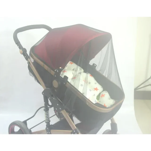 Baby Stroller Mosquito Net Pushchair Cart Insect Shield Net Mesh Safe Infants Protection Mesh Cover Baby Stroller Accessories 6