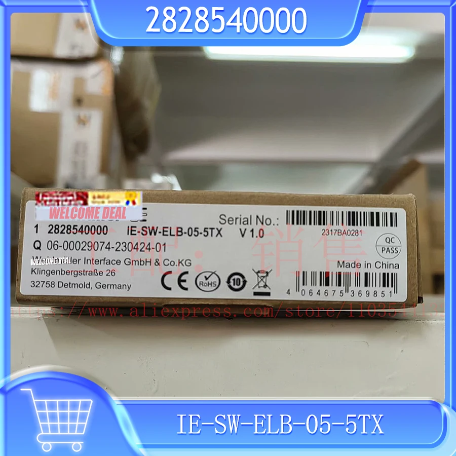 

Fast Sipping IE-SW-ELB-05-5TX For Weidmuller Ethernet Switch 2828540000