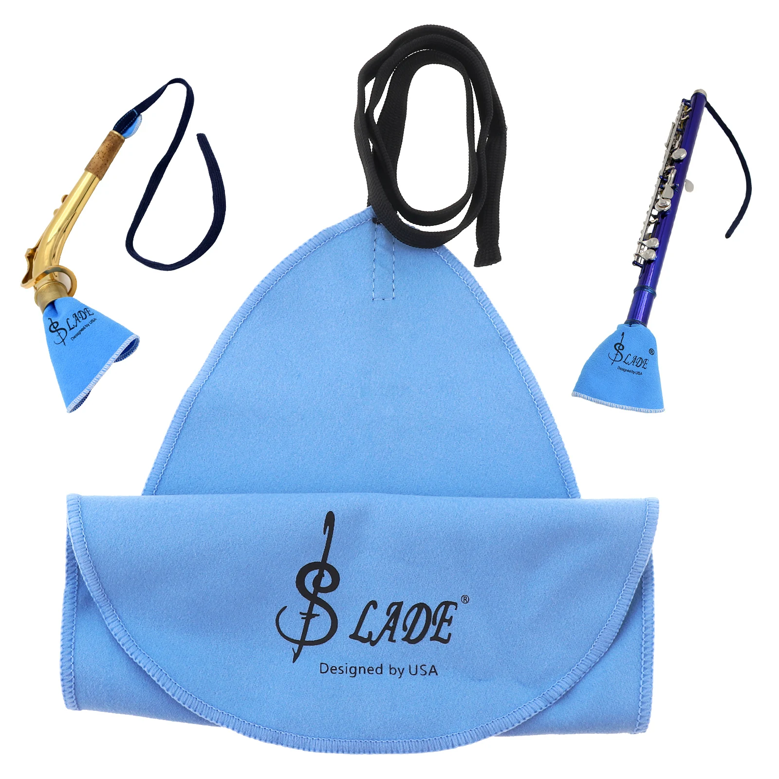 Artificial Faux Suede Inner Chamber Cleaning Cloth for Wind Instrument