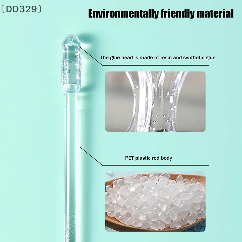 〔DD329〕24pcs Disposable Sticky Ear Diggers Pick Soft Ear Wax Removal Tool Reusable Ear Cleaner Adult Kid Elderly Earwax Remover