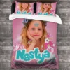 3D Printed Like Nastya Bedding Set Duvet Cover Bedroom Comforter Covers Single Twin King ​Size Quilt Cover Home Textile 2/3PCS 2