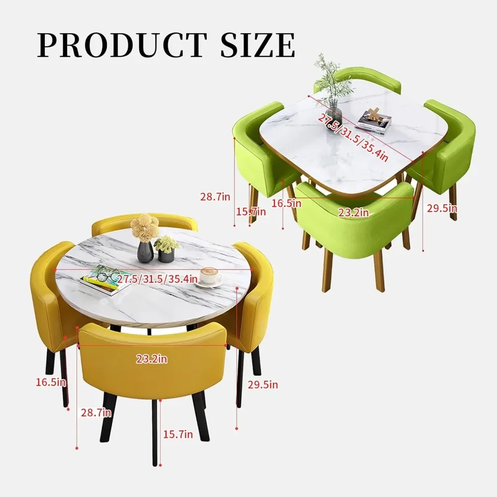 Round Dining Table Set,Kitchen Dining Table Set, Simple Small Round Table,Round Conference Table,Round Modern Set