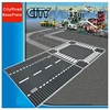 Classic Building Blocks Base Plate City Street View Traffic Road Figures Construction Toys Bricks Plastic Parts Base Plate Gifts 1