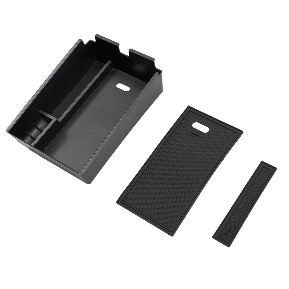 

New High Quality Practical Armrest Storage Box Waterproof Replacement Accessories Black Centre Console Fittings