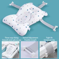 PANGDUBE Coussin de baignoire pour bébé, siège de soutien de bain réglable, coussin de bain pour nouveau-né de 0 à 1 an, siège flottant pour baignoire pour douche 3