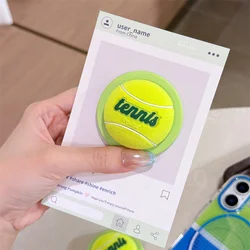 Stylish Magnetic Grip Shockproof Phone Case with Tennis Design - iPhone 15 (Only Stand)