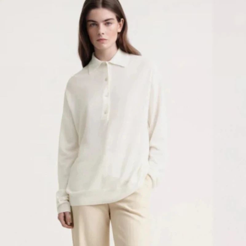 

2023 Autumn and Winter New Fashion Versatile Wool Loose Knitted Sweater Women